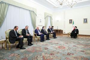 تصاویر دیدار وزیر خارجه ترکیه با رئیس جمهور