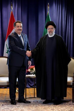 تصاویر دیدار نخست وزیر عراق با رئیس جمهور