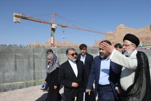 تصاویر بازدید از خط انتقال آب به استان اصفهان