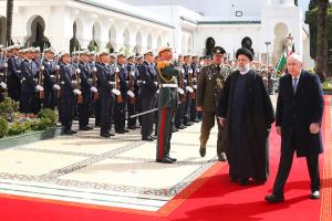 استقبال رسمی عبدالمجید تبون از رئیس جمهور