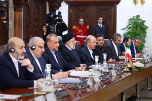 نشست مشترک هیئت های عالیرتبه ایران و الجزایر