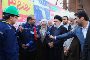 گزارش تصویری از افتتاح کارخانه فولاد زمزم 3