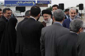 ورود رئیس جمهور به استان مازندران