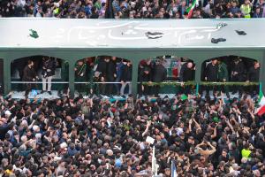 مراسم تشییع پیکر رئیس جمهور شهید و همراهان در مشهد
